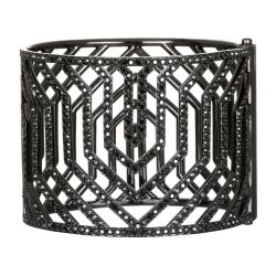 Pulsera Chapado Negro Karl Lagerfeld Mujer 5448400 Cristales Hematita Azabache Swarovski