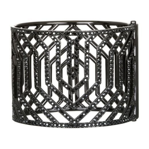 Pulsera Chapado Negro Karl Lagerfeld Mujer 5448400 Cristales Hematita Azabache Swarovski
