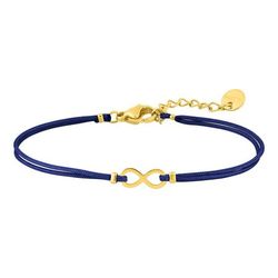 Pulsera Cordón Azul Argyor MRM (AC)403A45 Infinito En Brillo