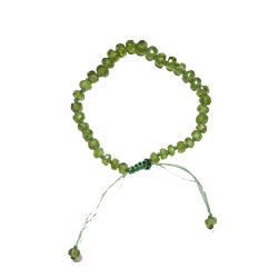 Pulsera Cordón Mujer PUM0060DOPE Piedras Minerales Olivina