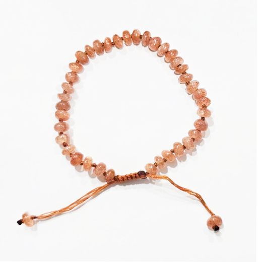 Pulsera Cordón Mujer PUM0060DOSS Piedras Minerales Piedra de Sol