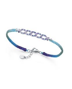 Pulsera Cordón - Plata Viceroy Mujer 13265P000-33 Eslabones Circonitas Multicolor