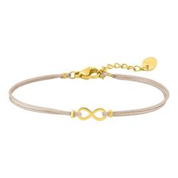 Pulsera Cordón Rosa Argyor MRM (AC)403A44 Infinito En Brillo
