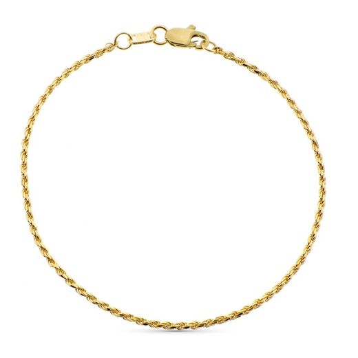 Salomonico Cord Armbånd 18kt guld 19 cm 11000005