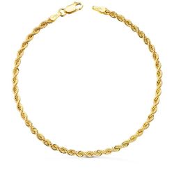Pulsera Cordon Salomonico Oro 18kts 19 cm 20004419