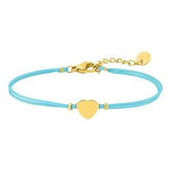 Pulsera Cordón Turquesa Argyor MRM (AC)403A41 Corazón En Brillo