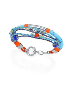 Pulsera Cuerda Náutica - Cordón- Acero Viceroy Mujer 14364P01013 Piedras Decorativas Multicolor