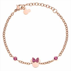 Pulsera Disney Acero Rosa ST0013B Minnie