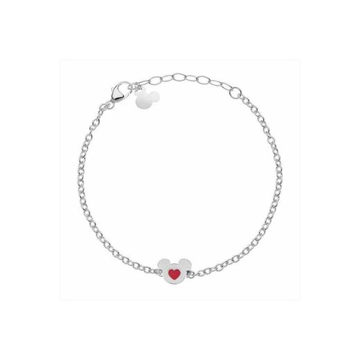 Disney Steel Bracelet ST0036B Mickey Red Heart