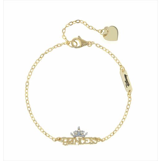 Disney Bracelet Two-tone Gold 18kts Silver 18K0006B Princess Diamonds