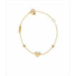 Pulsera Disney Oro Bicolor Plata 18kts 18K0014B Minnie