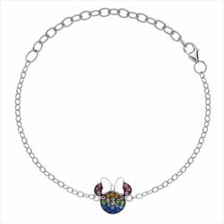 Pulsera Disney Plata AG0002B Minnie Circonitas Multicolor