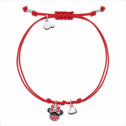 Pulsera Disney Plata AG0003B1 Cordón Minnie