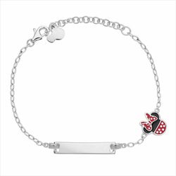 Pulsera Disney Plata Bicolor Rosa AG0003B3 Esclava Minnie