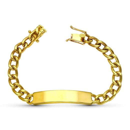 Solid slavearmbånd i 18 karat guld 19,5 cm 20000008