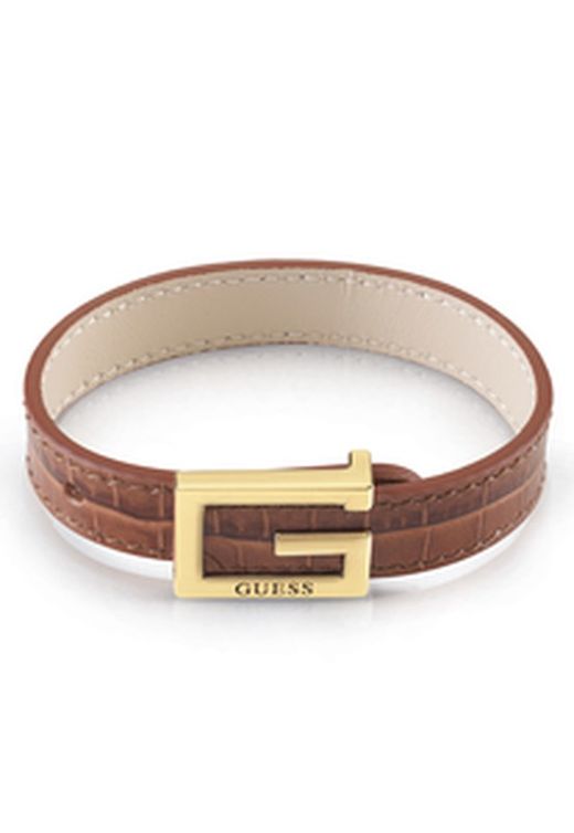 Guess Bracelet JUBB01216JWYGCNT-U LEATHER GLAM Brown