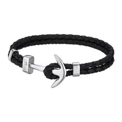 Pulsera Lotus Style Hombre LS1832-2/1 Piel Negro
