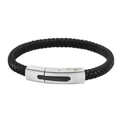 Pulsera Lotus Style Hombre LS2055-2/1 Piel Negro