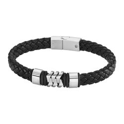 Pulsera Lotus Style Hombre LS2104-2/1 Piel Negro