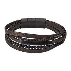 Lotus Style Men's Bracelet LS2144-2/3 Brown Leather