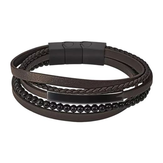 Lotus Style Men's Bracelet LS2144-2/3 Brown Leather