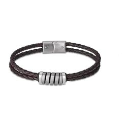 Pulsera Lotus Style Hombre LS2150-2/1 Piel Marrón