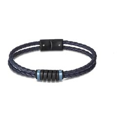 Pulsera Lotus Style Hombre  LS2150-2/2 Piel Azul