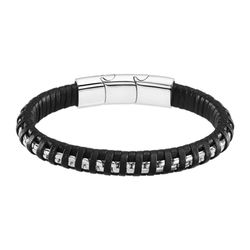 Pulsera Lotus Style Hombre LS2203-2/1 Piel Negro