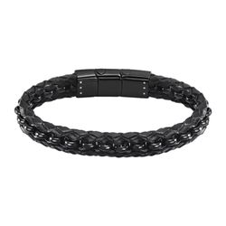 Pulsera Lotus Style Hombre LS2205-2/1 Piel Negro