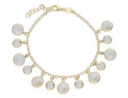 Pulsera Liska Plata Dorada LSW4385BR-DC Cristales