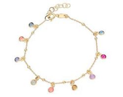 Pulsera Liska Plata Dorada LSW4394BR-D Cristales Multicolor