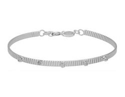 Pulsera Liska Plata LSW4409BR Cristales Blancos