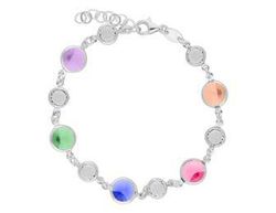 Pulsera Liska Plata LSW2260BR-B Cristales Multicolor