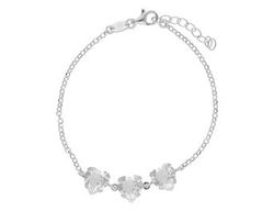 Pulsera Liska Plata LSW4356BR Cristales Corazones