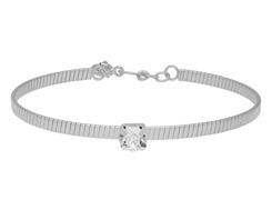 Pulsera Liska Plata LSW4380BR Cristal Blanco