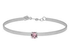Pulsera Liska Plata LSW4380BR-L Cristal Lila