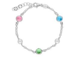 Pulsera Liska Plata LSW4396BR Cristales Multicolor Circonitas