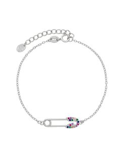 Pulsera Marea Mujer Plata Circonitas Multicolor D02003/AB