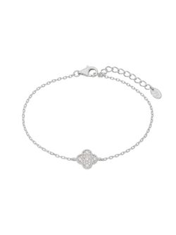 Pulsera Marea Plata D02803/AQ Flor Circonitas