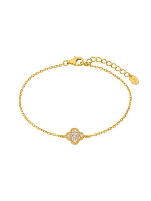Pulseira de Prata Marea D02803/AR Flor Zircônias