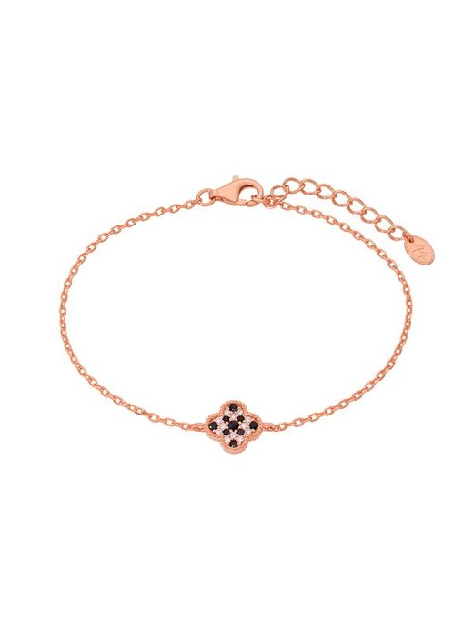 Polsera Marea Plata D02803/AU Flor Circonites
