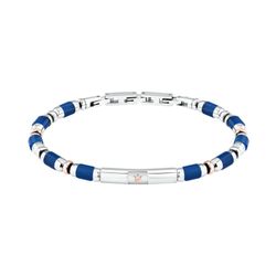Pulsera Maserati Hombre 19+3cm JM334AVD45 Agata Azul