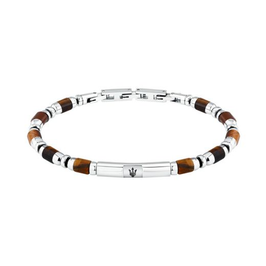 Maserati Men's Bracelet 19+3cm JM334AVD47 Tiger's Eye