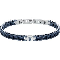 Pulsera Maserati Hombre Acero Azul JM422ATZ14