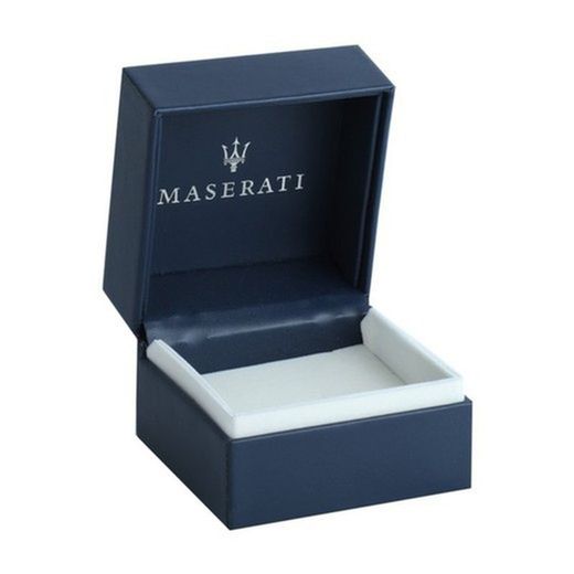 Maserati Men's Black Leather Bracelet JM422AVE13