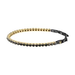 Pulsera Maserati JM222AVC01 J BR. IP YG&BLACK CZ 22CM Bicolor