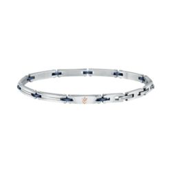 Pulsera Maserati JM421ATZ12 BR. BLUE CERAMIC + RG PVD 22CM Bicolor