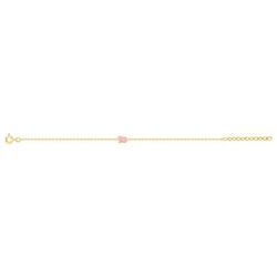 Pulsera Metal Chapado Oro Argyor MRM Infantil (CH)133796 Gata Esmalte Rosa