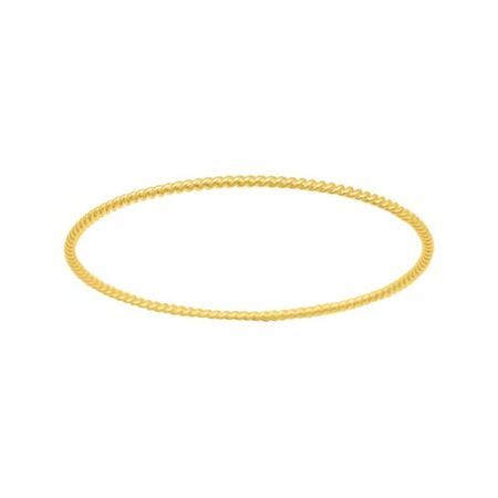 Pulsera Metal Chapado Oro Argyor MRM Mujer (CH)103770 Aro Rígido en Brillo