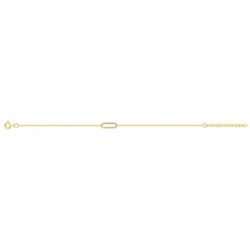 Pulsera Metal Chapado Oro Argyor MRM Mujer (CH)133810 Eslabón Ovalado En Brillo